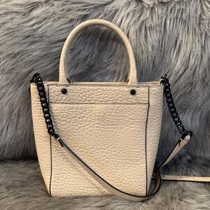 Rebecca Minkoff Elegant Light Tan Textured Women's Crossbody Bag